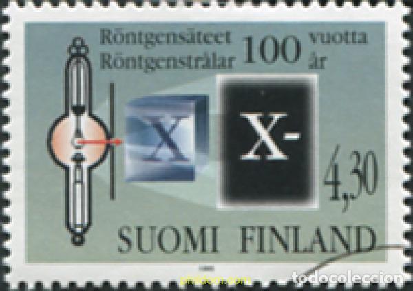 Sellos: 682031 MNH FINLANDIA 1995 CENTENARIO DEL DESCUBRIMIENTO DE LOS RAYOS X
