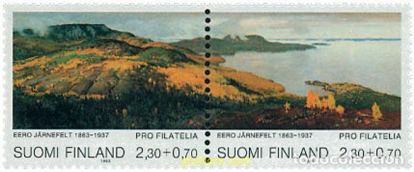 Sellos: 109756 MNH FINLANDIA 1993 PRO FILATELIA. SOBRETASA A BENEFICIO DEL DESARROLLO DE LA FILATELIA
