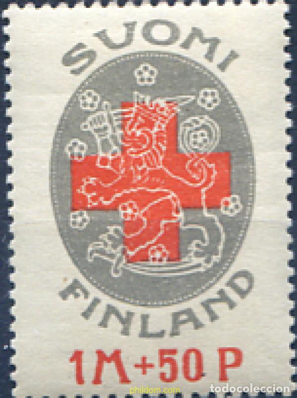 Sellos: 104038 MNH FINLANDIA 1922 PRO CRUZ ROJA