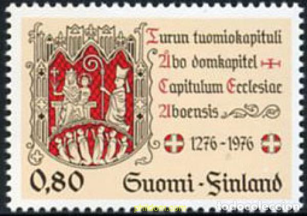 Sellos: 104063 MNH FINLANDIA 1976 700 ANIVERSARIO DE LA CATEDRAL DE TURKU