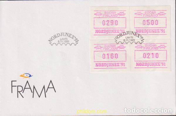 Sellos: 554297 MNH FINLANDIA 1991 NORDJUNEX 91. EXPOSICION FILATELICA DE LA JUVENTUD