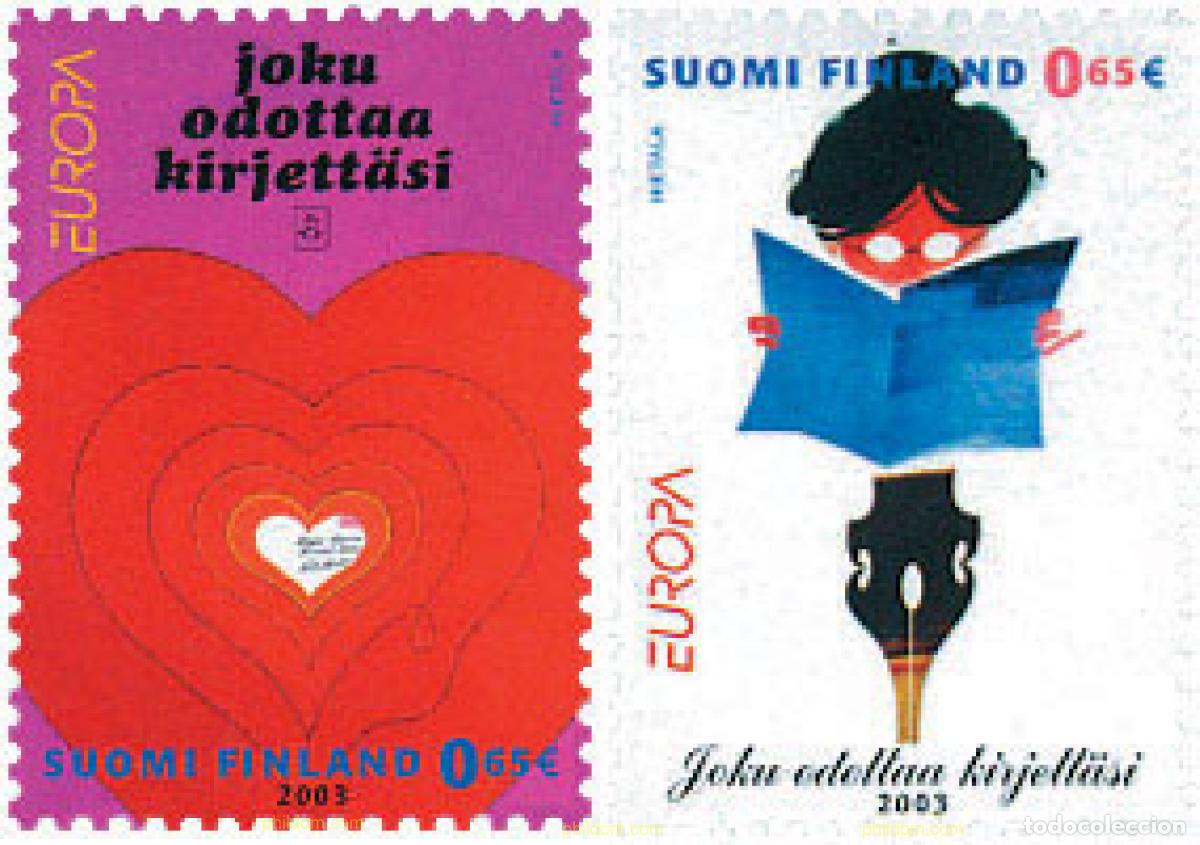 Sellos: 122835 MNH FINLANDIA 2003 EUROPA CEPT. ARTE DEL CARTEL