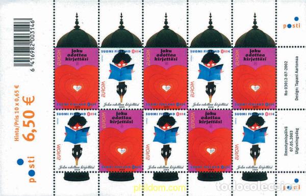 Sellos: 122837 MNH FINLANDIA 2003 EUROPA CEPT. ARTE DEL CARTEL