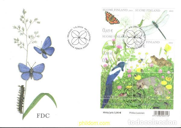 Sellos: 439463 MNH FINLANDIA 2003 FAUNA Y FLORA
