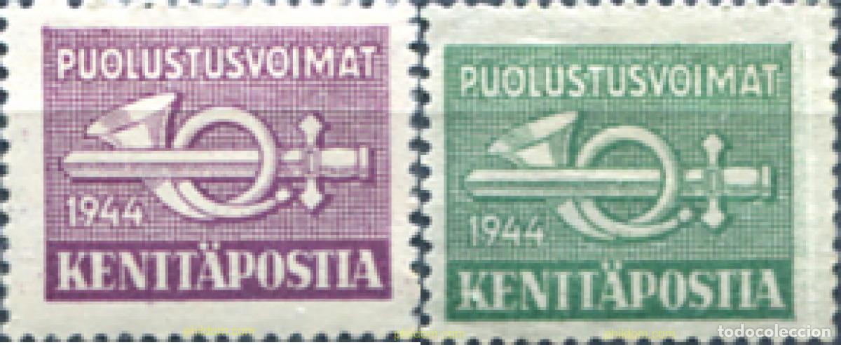 Sellos: 124636 MNH FINLANDIA 1944 CORNETA POSTAL Y ESPADA