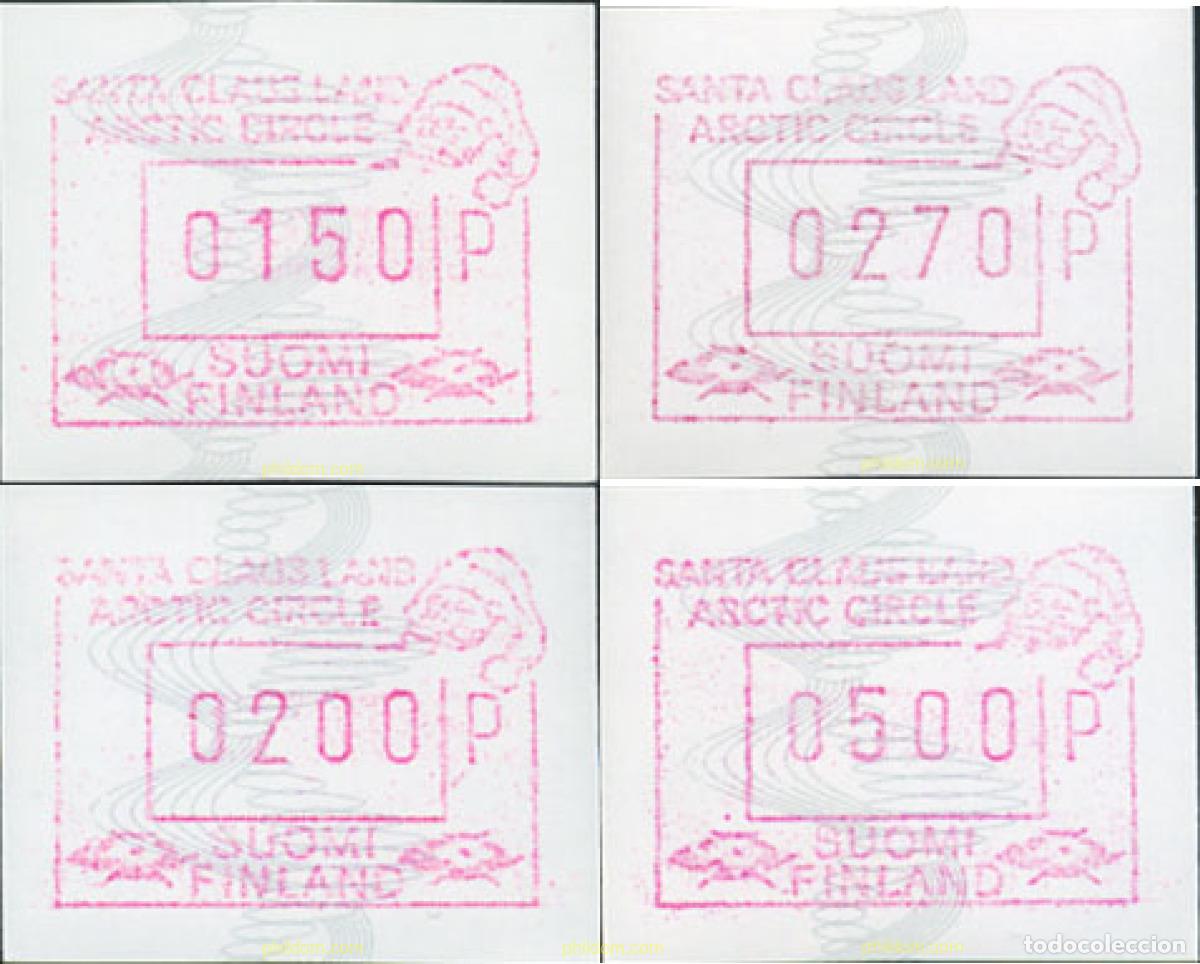 Sellos: 125861 MNH FINLANDIA 1990 CIRCULO ARTICO, LA TIERRA DE PAPA NOEL