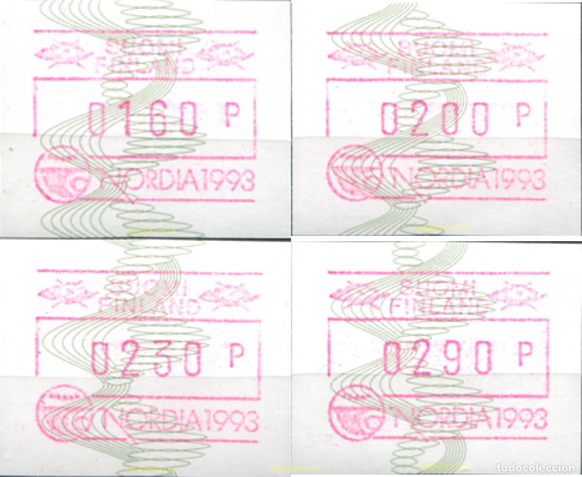 Sellos: 125883 MNH FINLANDIA 1992 NORDIA 93. EXPOSICION FILATELICA DE LOS PAISES ESCANDINAVOS