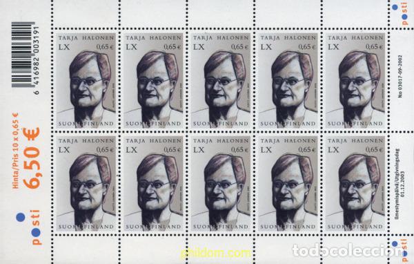 Sellos: 136810 MNH FINLANDIA 2003 60 ANIVERSARIO DEL NACIMIENTO DE TARJA HALONEN