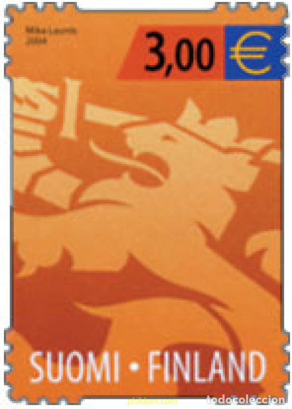 Sellos: 143233 MNH FINLANDIA 2004 LEON HERALDICO