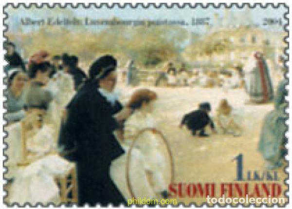 Sellos: 145405 MNH FINLANDIA 2004 150 ANIVERSARIO DEL NACIMIENTO DE ALBERT EDELFELT