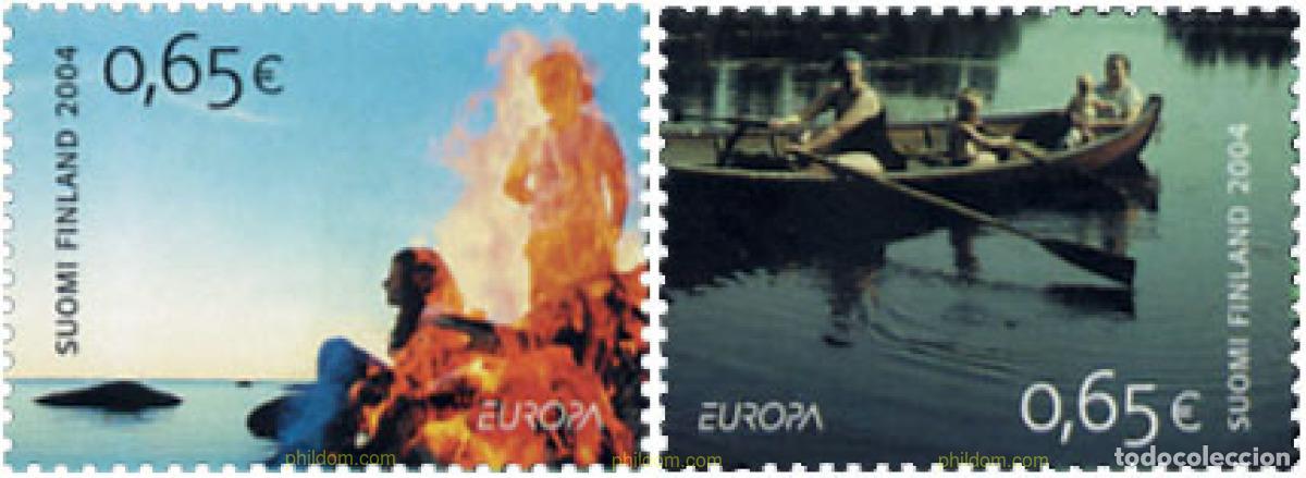 Sellos: 145401 MNH FINLANDIA 2004 EUROPA CEPT. VACACIONES