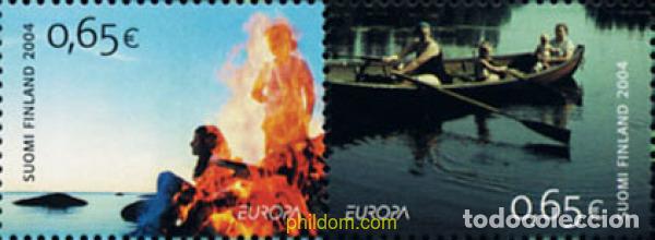 Sellos: 145402 MNH FINLANDIA 2004 EUROPA CEPT. VACACIONES