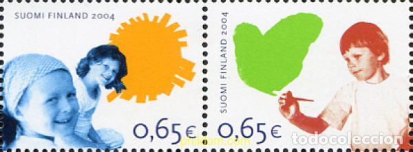 Sellos: 153227 MNH FINLANDIA 2004 DERECHOS DEL NI&Ntilde;O