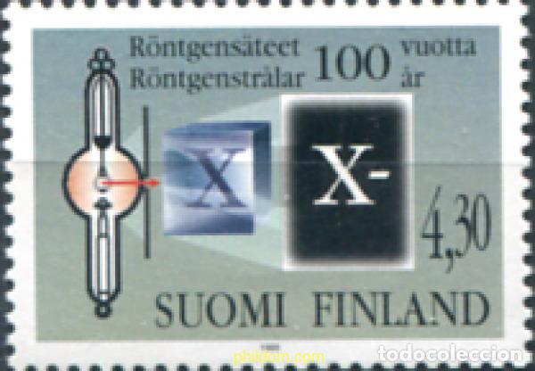 Sellos: 103882 MNH FINLANDIA 1995 CENTENARIO DEL DESCUBRIMIENTO DE LOS RAYOS X