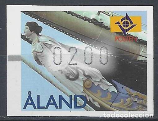 Sellos: ALAND 1997 - ETIQUETA DE FRANQUEO - MNH**