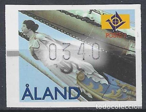 Sellos: ALAND 1997 - ETIQUETA DE FRANQUEO - MNH**