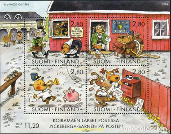 Sellos: 209644 USED FINLANDIA 1994 DIA INTERNACIONAL DE LA CARTA