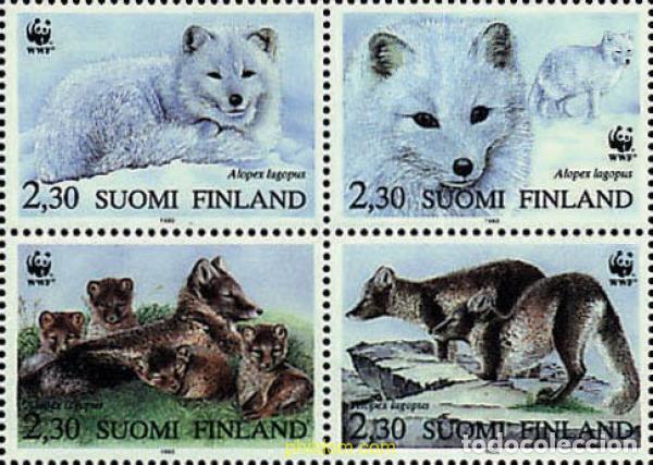 Sellos: 5223 MNH FINLANDIA 1993 ZORRO ARTICO