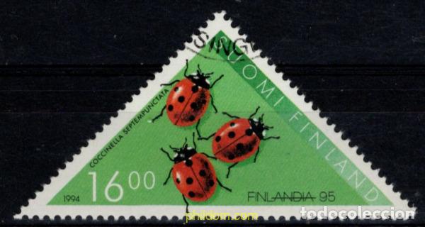 Sellos: 793960 USED FINLANDIA 1994 INSECTOS