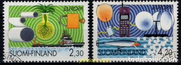 Sellos: 793959 USED FINLANDIA 1994 EUROPA CEPT. GRANDES DESCUBRIMIENTOS