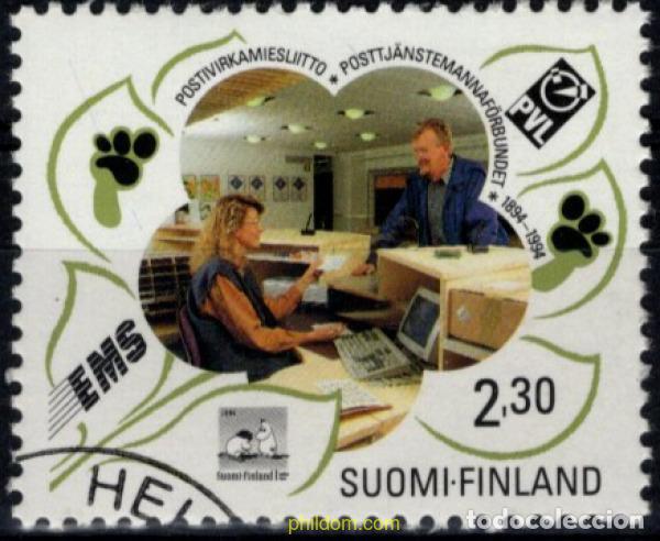 Sellos: 793957 USED FINLANDIA 1994 CENTENARIO DE LOS FUNCIONARIOS DE CORREOS