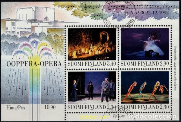 Sellos: 794032 MNH FINLANDIA 1993 INAUGURACION DE LA NUEVA OPERA DE HELSINKI