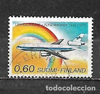 Sellos: 1973: 50 Aniversario de la compa&ntilde;&iacute;a a&eacute;rea nacional. &rdquo;Finnair&rdquo; (usado)