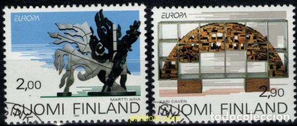 Sellos: 794286 USED FINLANDIA 1993 EUROPA CEPT. ARTE CONTEMPORANEO