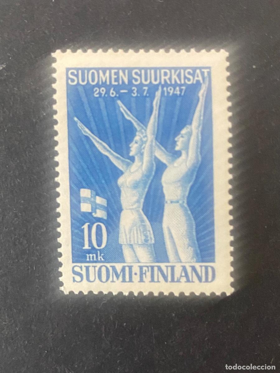 Sellos: Finlandia 1947 sello antiguo