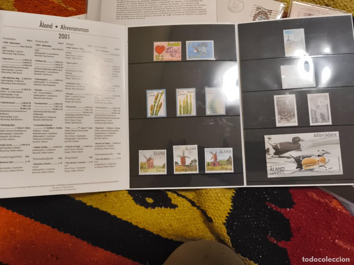 Sellos: Carpeta sellos de Aland 2001
