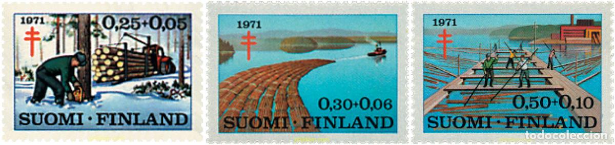 Sellos: 46438 MNH FINLANDIA 1971 ANTITUBERCULOSIS