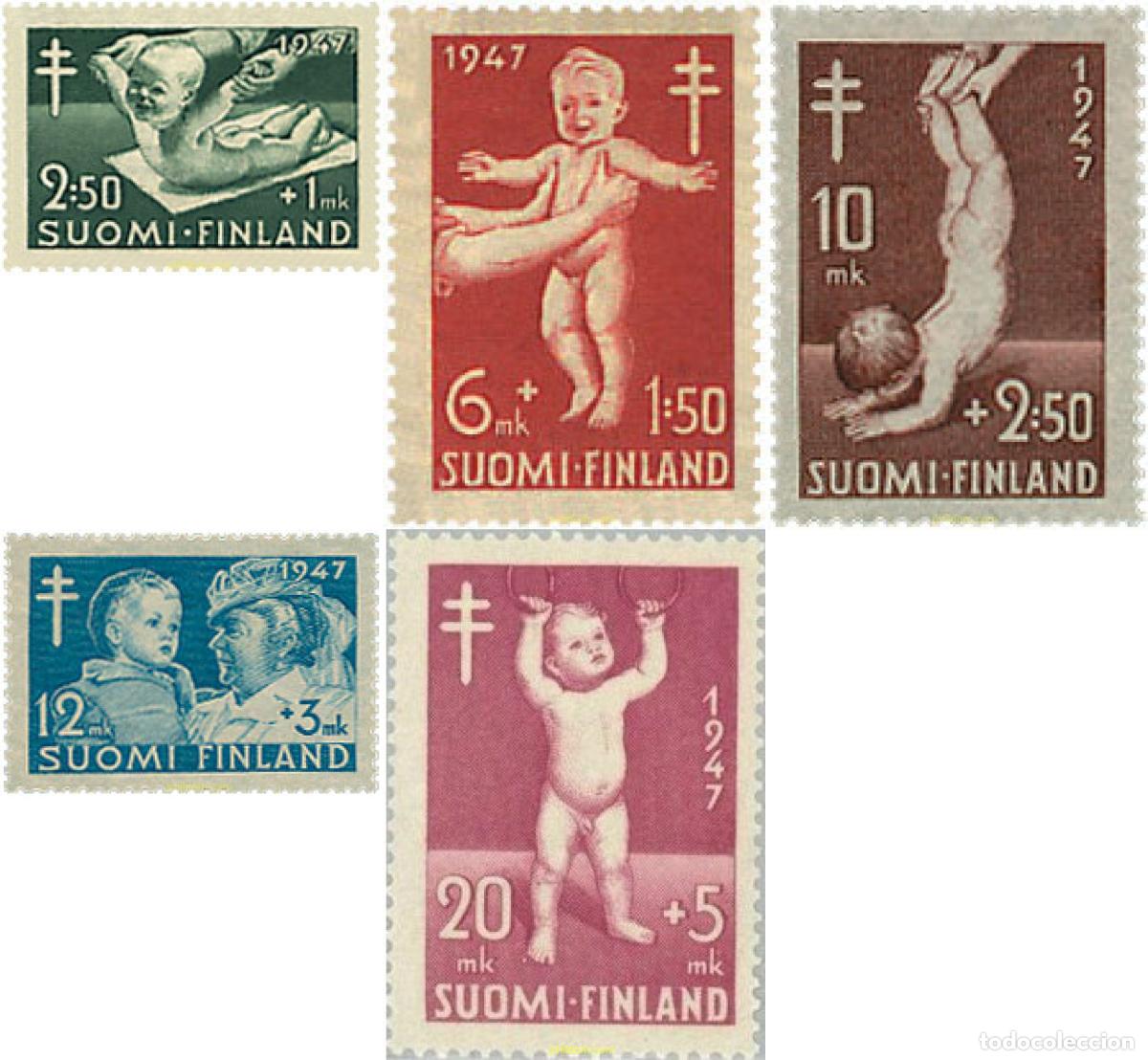 Sellos: 678807 HINGED FINLANDIA 1947 A BENEFICIO DE OBRAS CONTRA LA TUBERCULOSIS