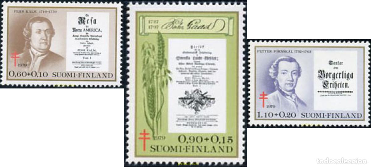 Sellos: 103039 MNH FINLANDIA 1979 A BENEFICIO DE LAS OBRAS ANTI-TUBERCULOSIS
