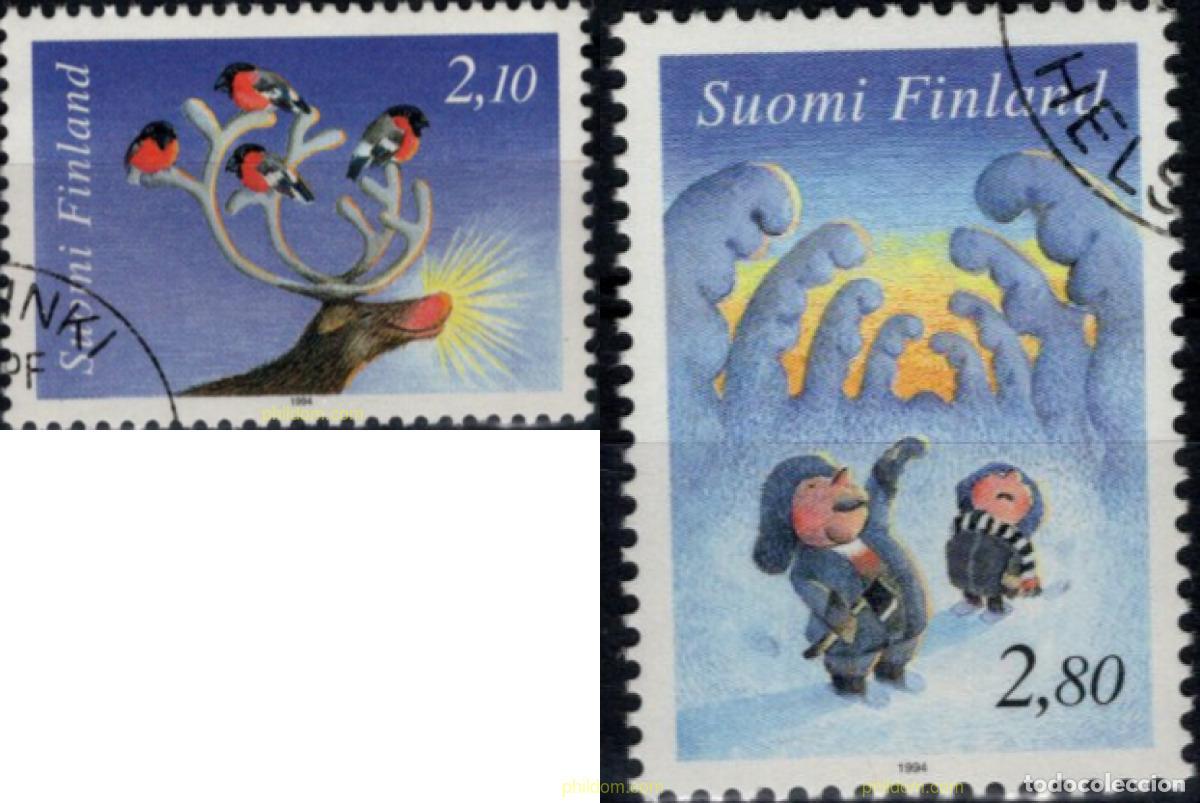 Sellos: 793773 USED FINLANDIA 1994 NAVIDAD