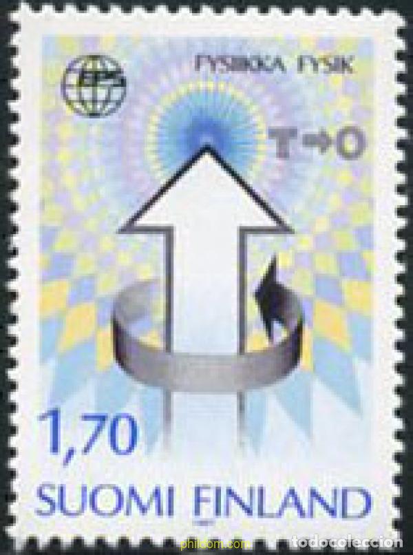 Sellos: 103190 MNH FINLANDIA 1987 CONFERENCIA DE LA SOCIEDAD EUROPEA DE FISICA
