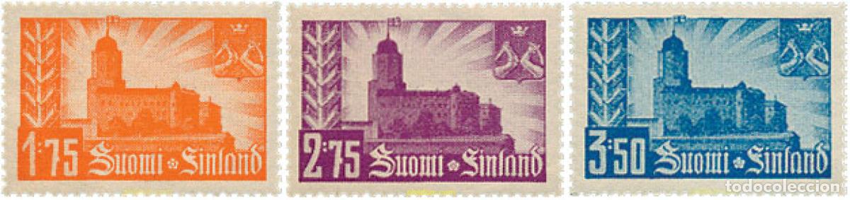 Sellos: 697734 HINGED FINLANDIA 1941 RETOMA DE LA CIUDAD DE VIIPURI