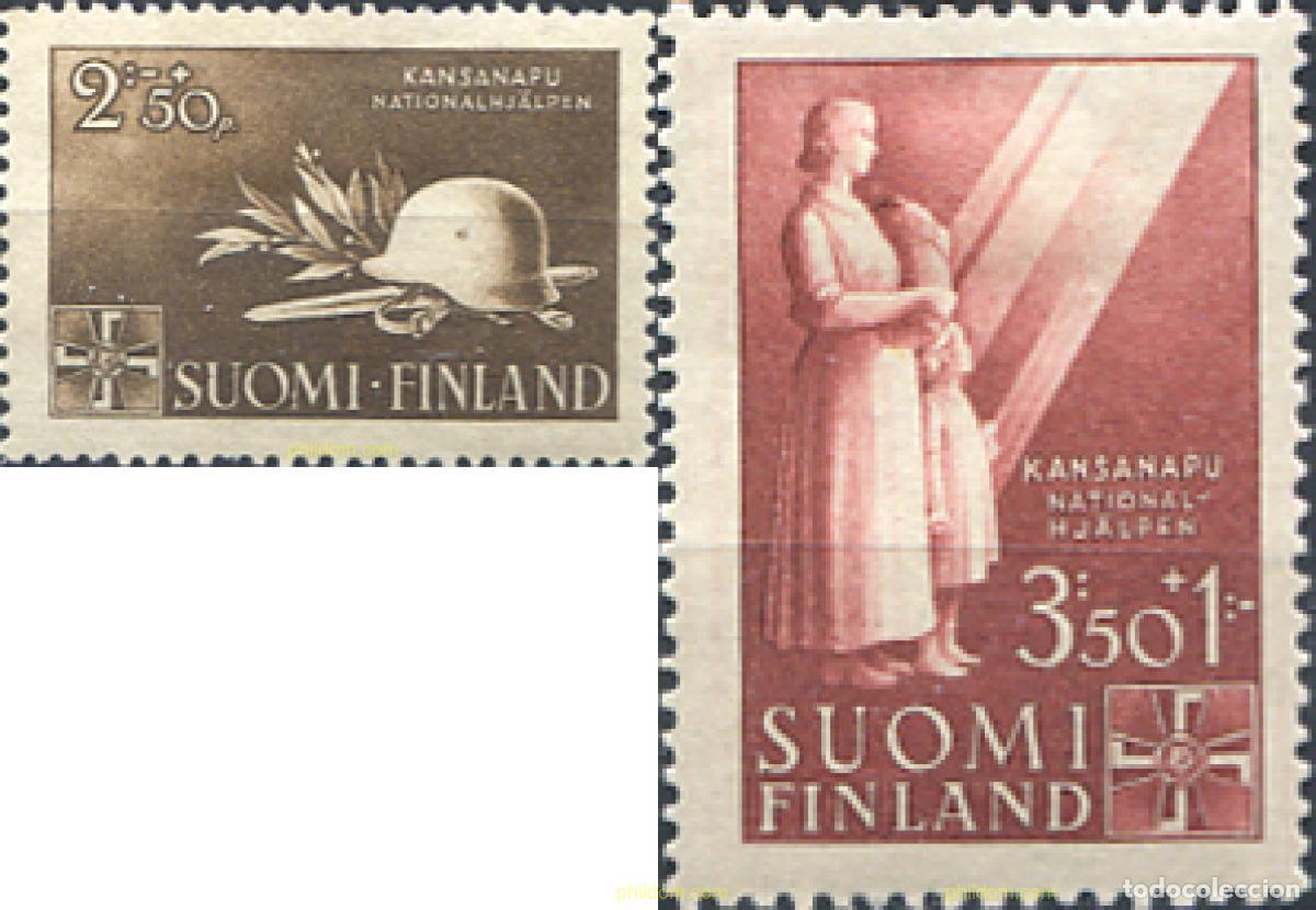 Sellos: 103479 MNH FINLANDIA 1943 PRO AUXILIO NACIONAL