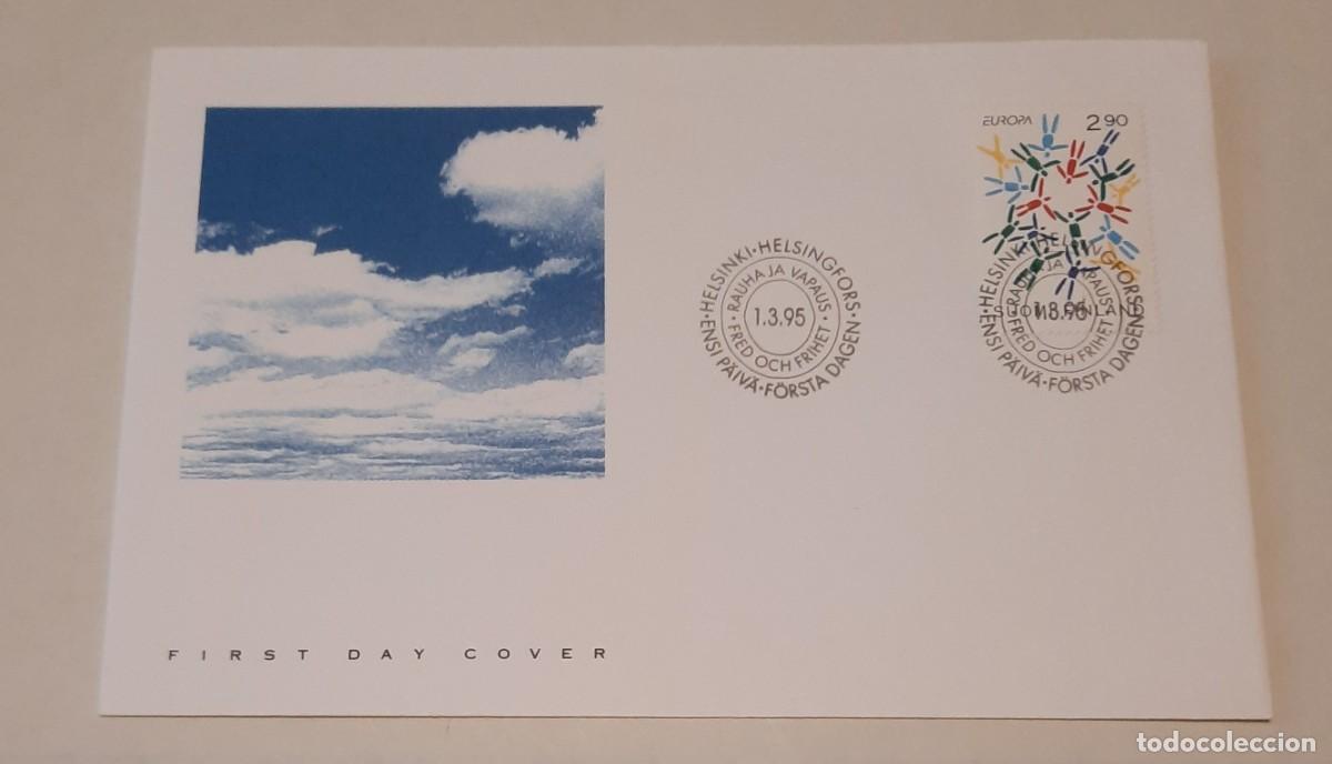 Stamps: FDC Paz y libertad Helsinki 1.3.95