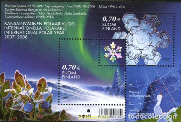 Sellos: 198810 MNH FINLANDIA 2007 A&Ntilde;O INTERNACIONAL POLAR
