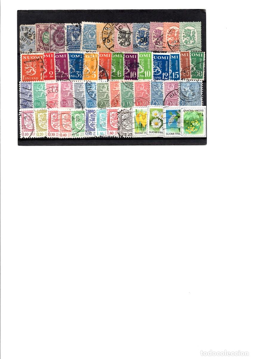 Sellos: Finlandia 50 sellos basicos usados
