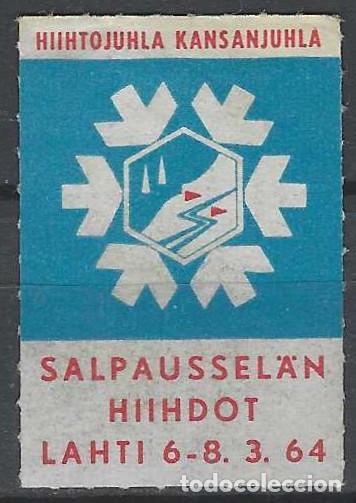 Sellos: FINLANDIA 1964 - VI&Ntilde;ETA FESTIVAL NACIONAL DE ESQU&Iacute; - MSG