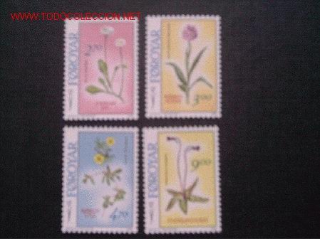 Sellos: FLORA. FLORES DE FEROE - Foto 1