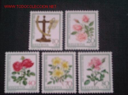 Sellos: FLORA. ROSAS - Foto 1