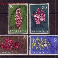 Sellos: JAMAICA 383/86** - AÑO 1973 - FLORA - FLORES - ORQUIDEAS