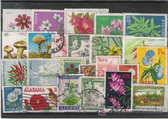 Sellos: FLORA LOTE DE SELLOS - Foto 1