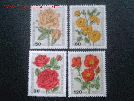 Sellos: FLORA. ROSAS - Foto 1