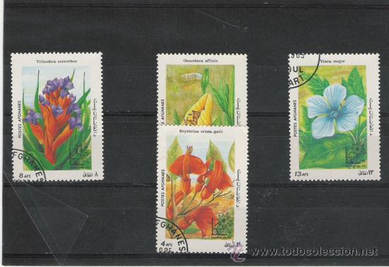 Sellos: BONITA SERIE DE FLORA - Foto 1