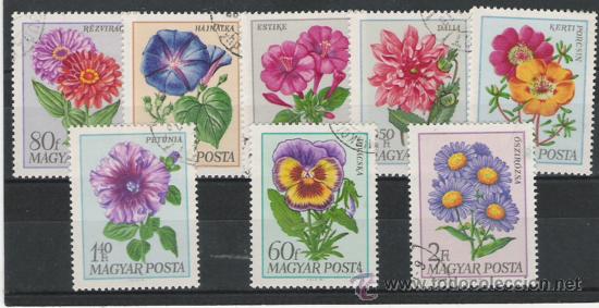 Sellos: HUNGRIA SERIE DEL TEMA FLORA - Foto 1