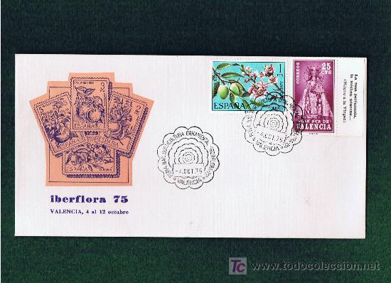 Sellos: Valencia Iberflora 75 SPD - Foto 1