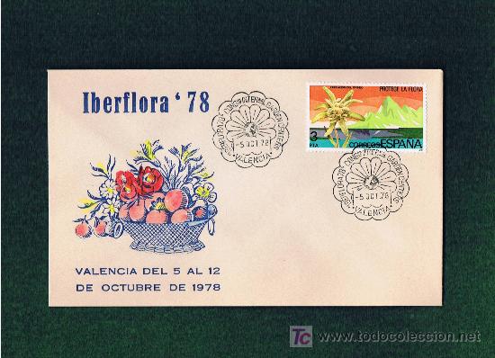 Sellos: Iberflora 1978 Valencia SPD - Foto 1